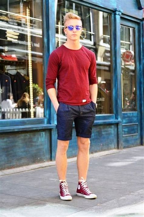 how to style navy shorts.